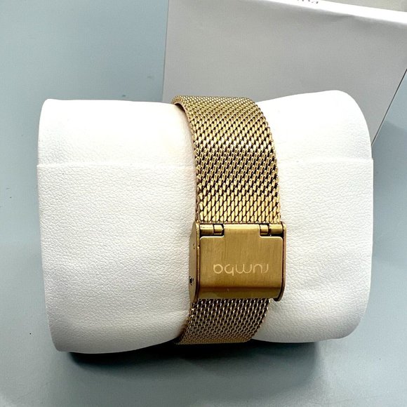 Rumba NY|LA Women's Gold Mesh Analog Dial Quartz Watch FRY137 - Picture 5 of 6